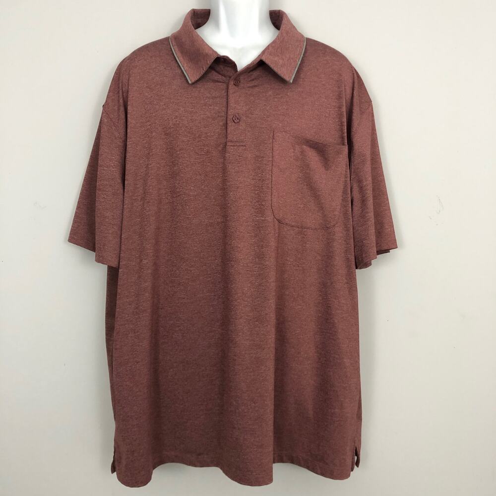 Duluth Trading Co Pressure Cooker Standard Fit Polo Shirt Mens 2XL Red Gorpcore